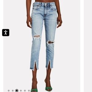 NWT Moussy Vintage Distressed Ankle Jeans 25